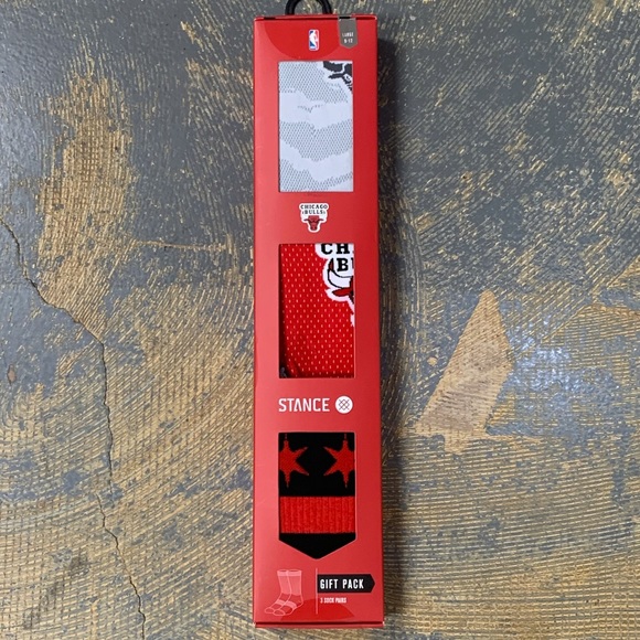 Stance Other - Stance X NBA Chicago Bulls Gift Pack Set Skyline L